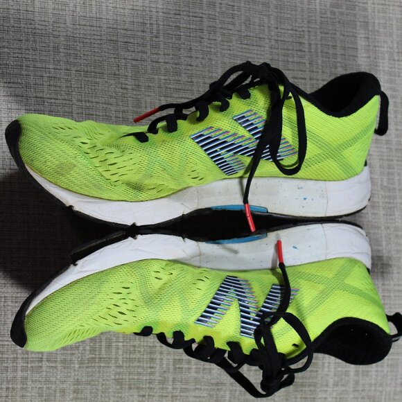 New Balance Size 8 Racing Fantom Fit 1500 Rev Lite Yellow Black Running Shoes - Picture 3 of 12